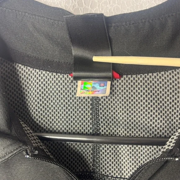 The North Face Womens Quarter Zip Athletic Top XL Black Short Sleeve - Picture 5 of 9